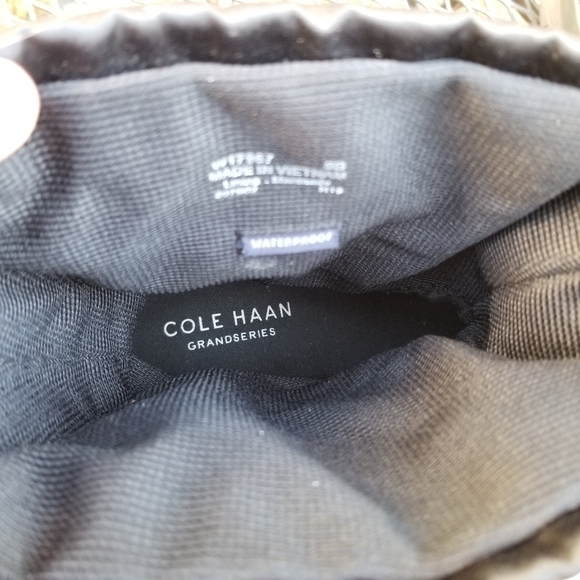 Cole Haan Grand black waterproof quilted puffer winter boots size 9 - Picture 7 of 11